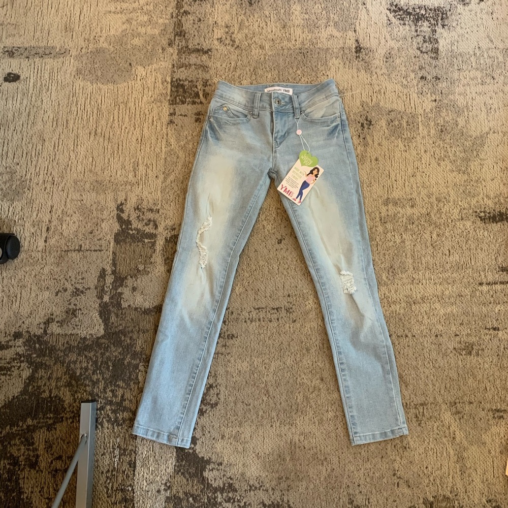 Girls distressed jeans